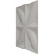 Ekena Millwork 11 7/8in. W x 11 7/8in. H Helene EnduraWall Decorative 3D Wall Panel Covers 0.98 Sq. Ft. WP12X12HEBCR - alternate 3